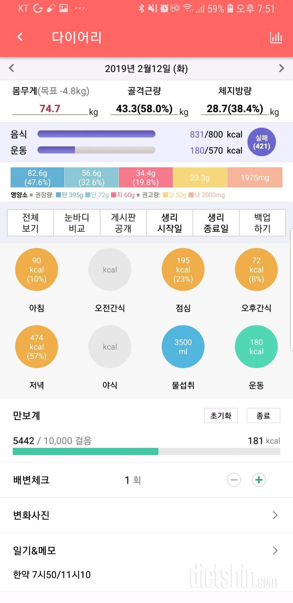 30일 야식끊기 2일차 성공!