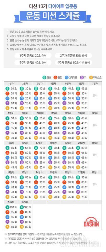 [다신 13기 운동미션] 4일차