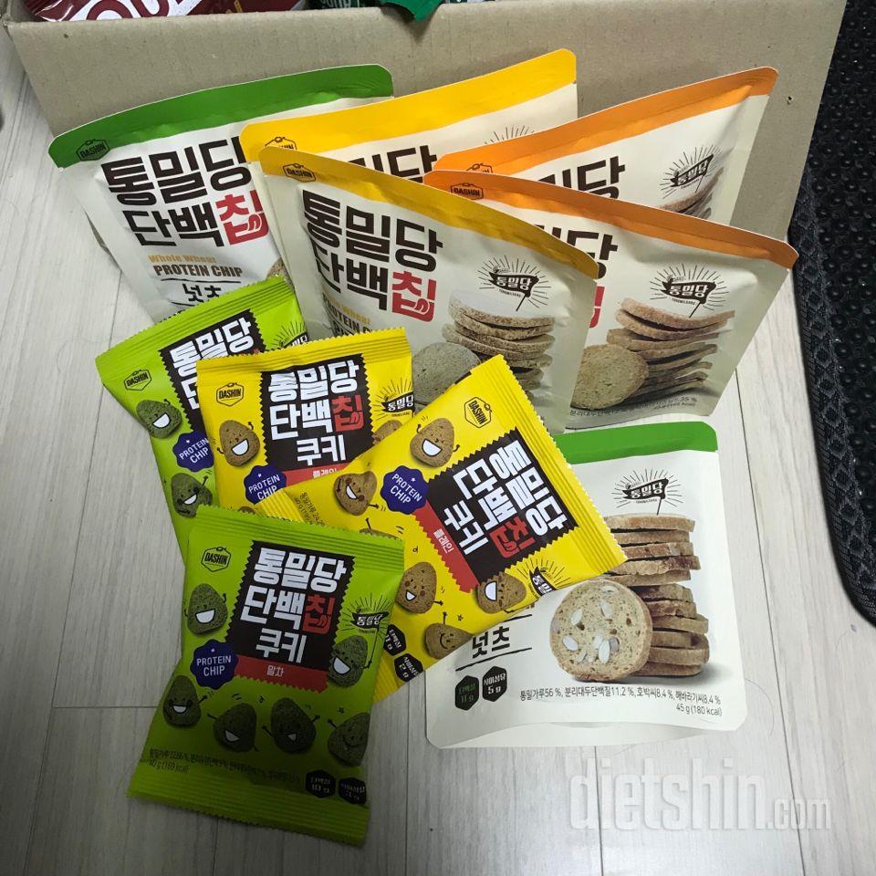 맛있어요 통밀당 단백칩은 정말 고소하