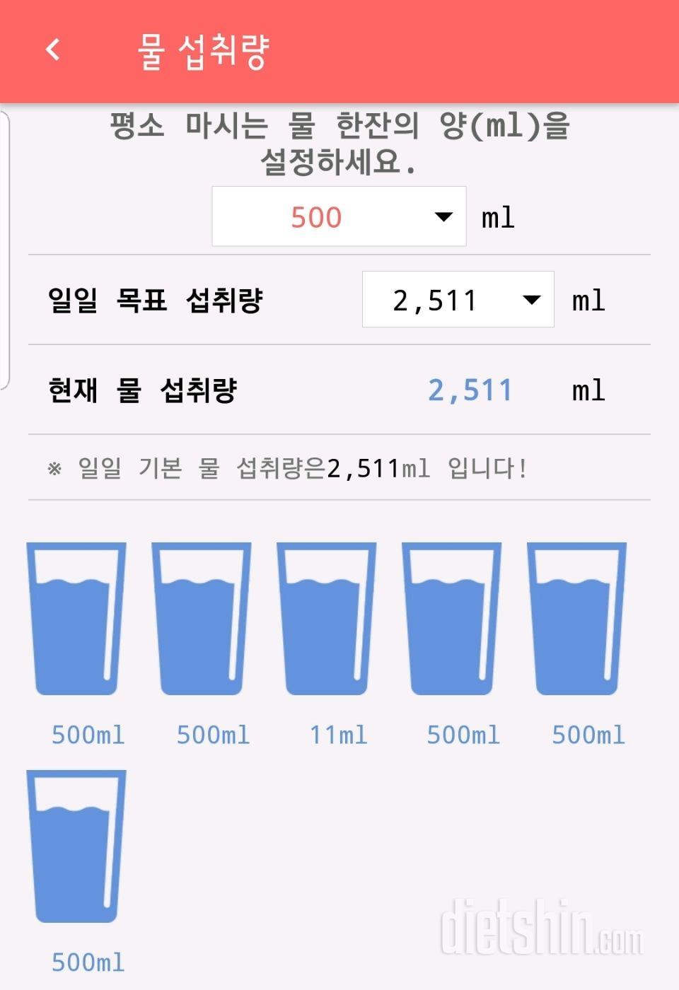 30일 하루 2L 물마시기 19일차 성공!