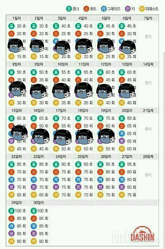 [다신 13기 운동미션] 19일차