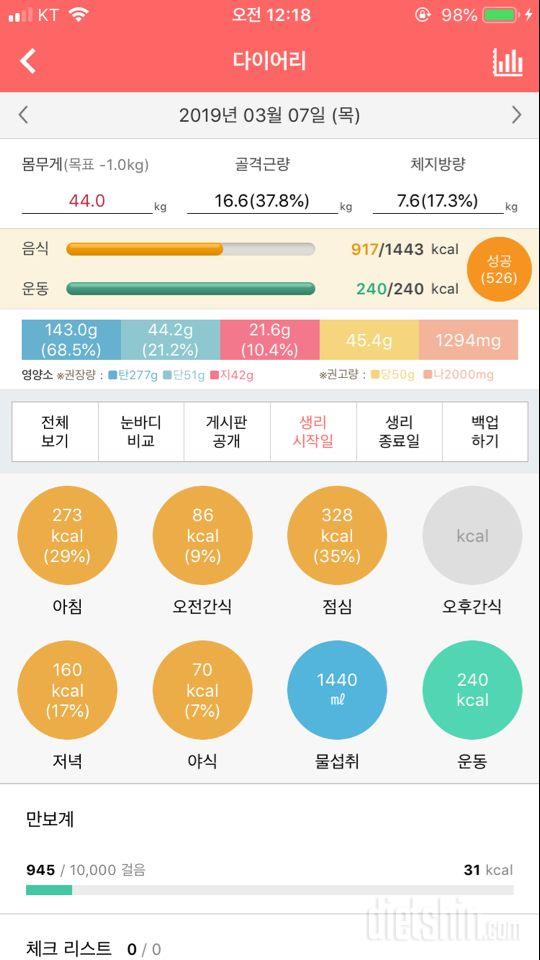 30일 당줄이기 24일차 성공!