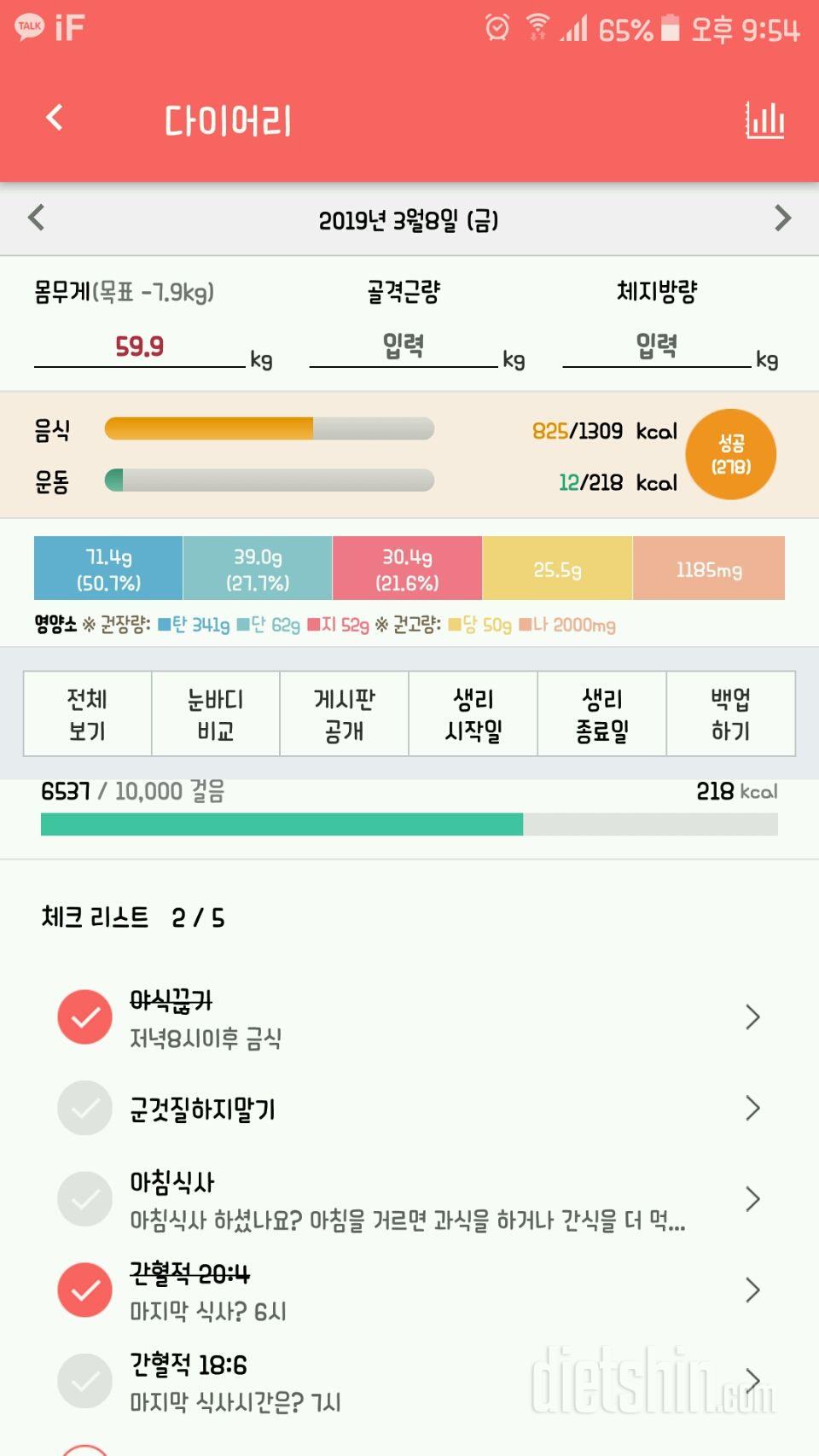 간헐적 12일차