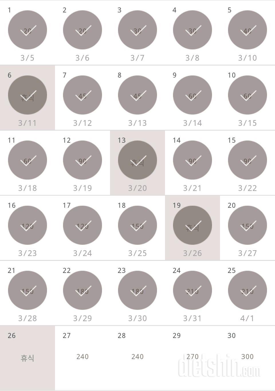 30일 플랭크 145일차 성공!