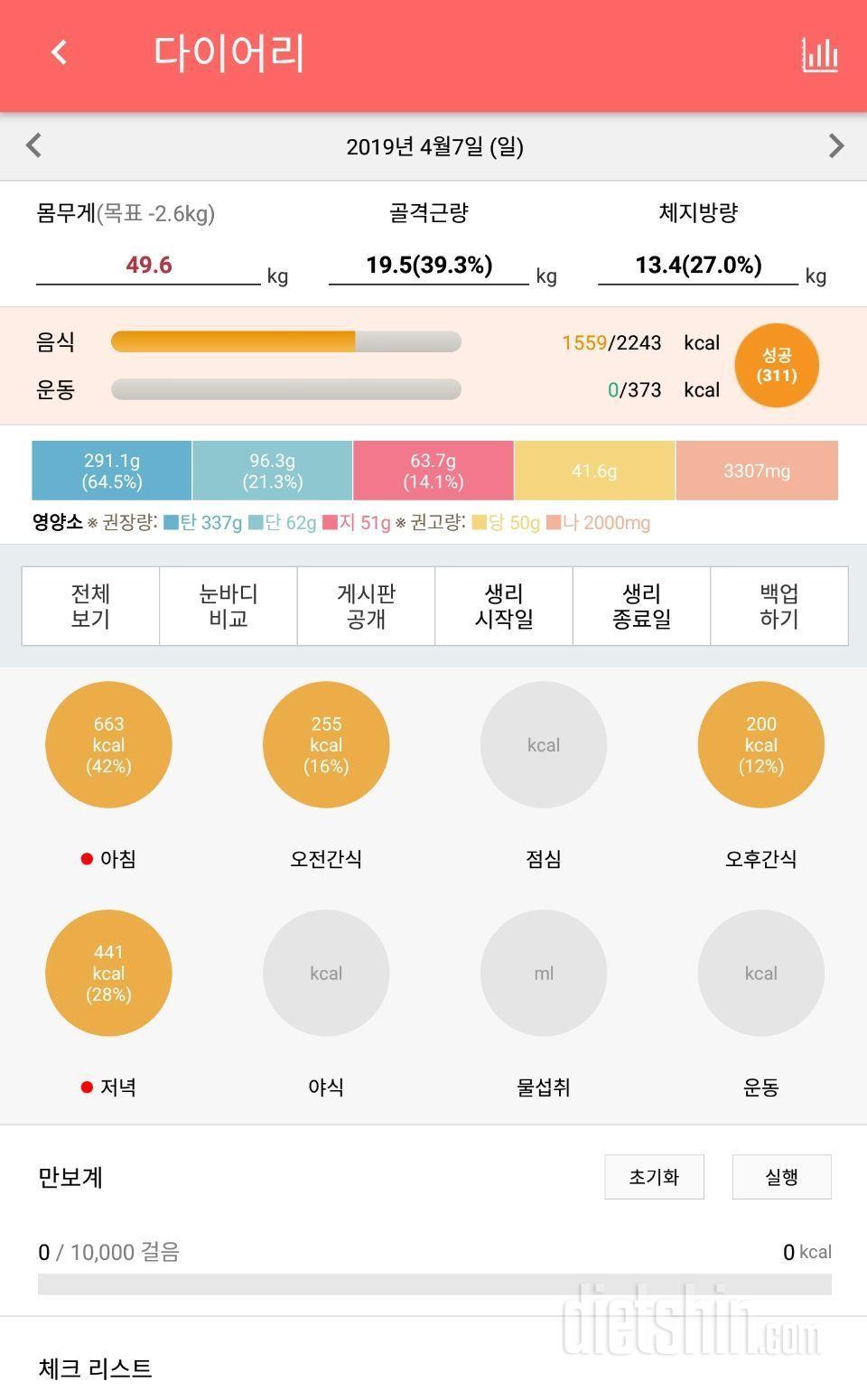 🌳4월 7일 일욜 나태함의 그림자.