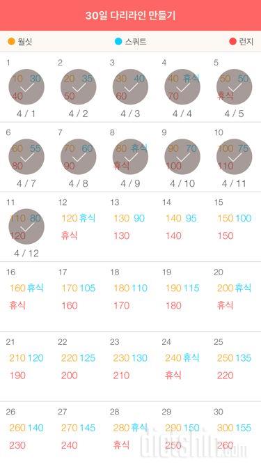 30일 다리라인 만들기 11일차 성공!