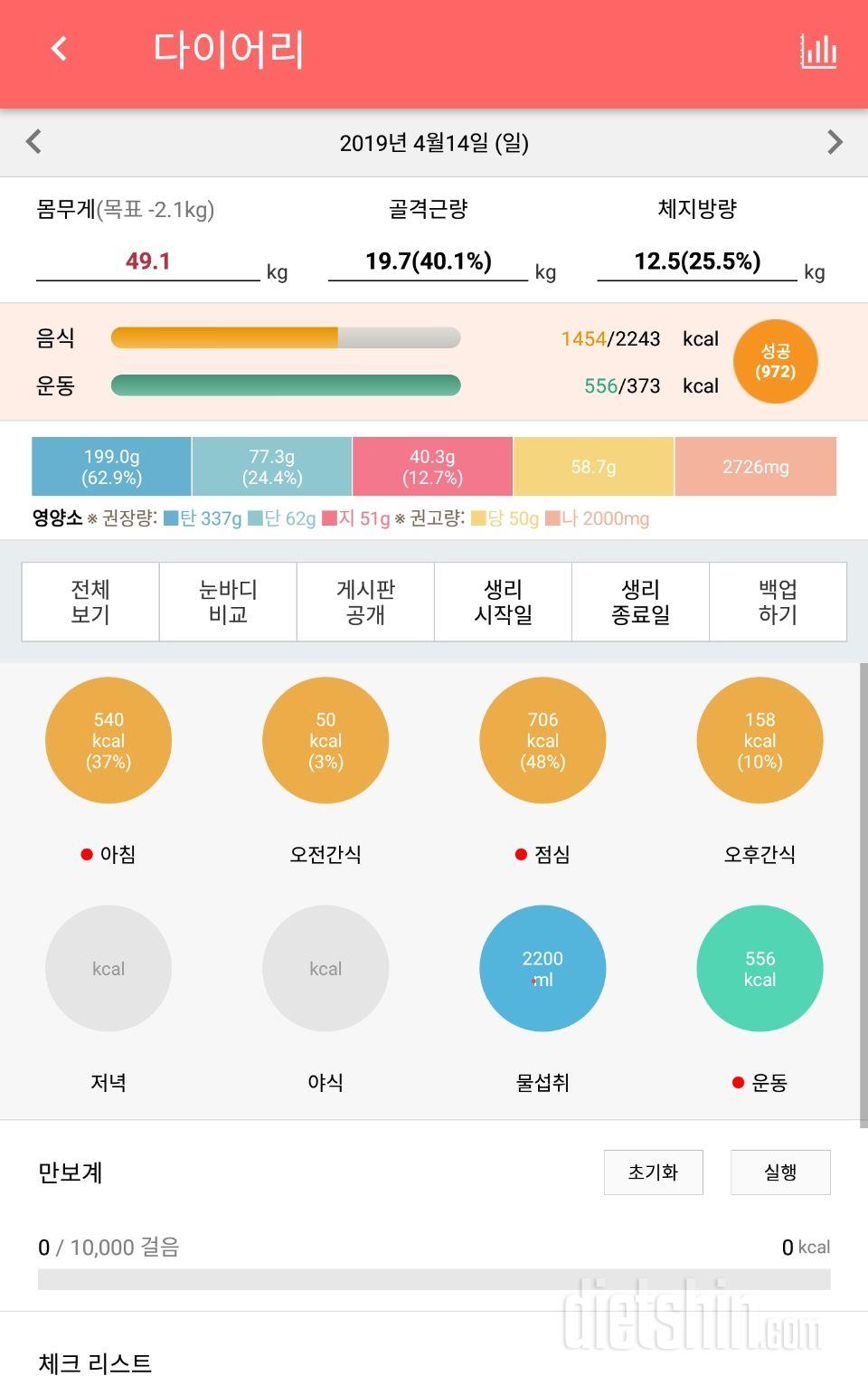 30일 야식끊기 1일차 성공!