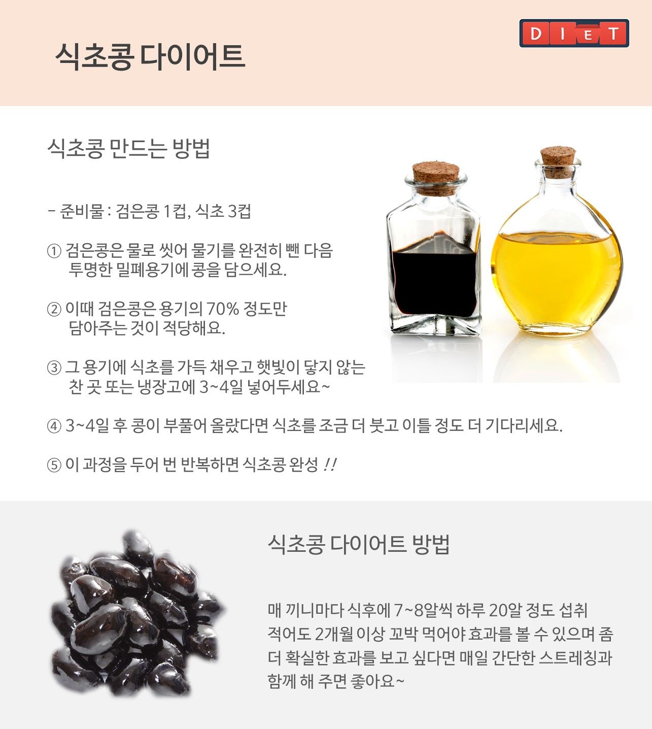 식초콩 다이어트