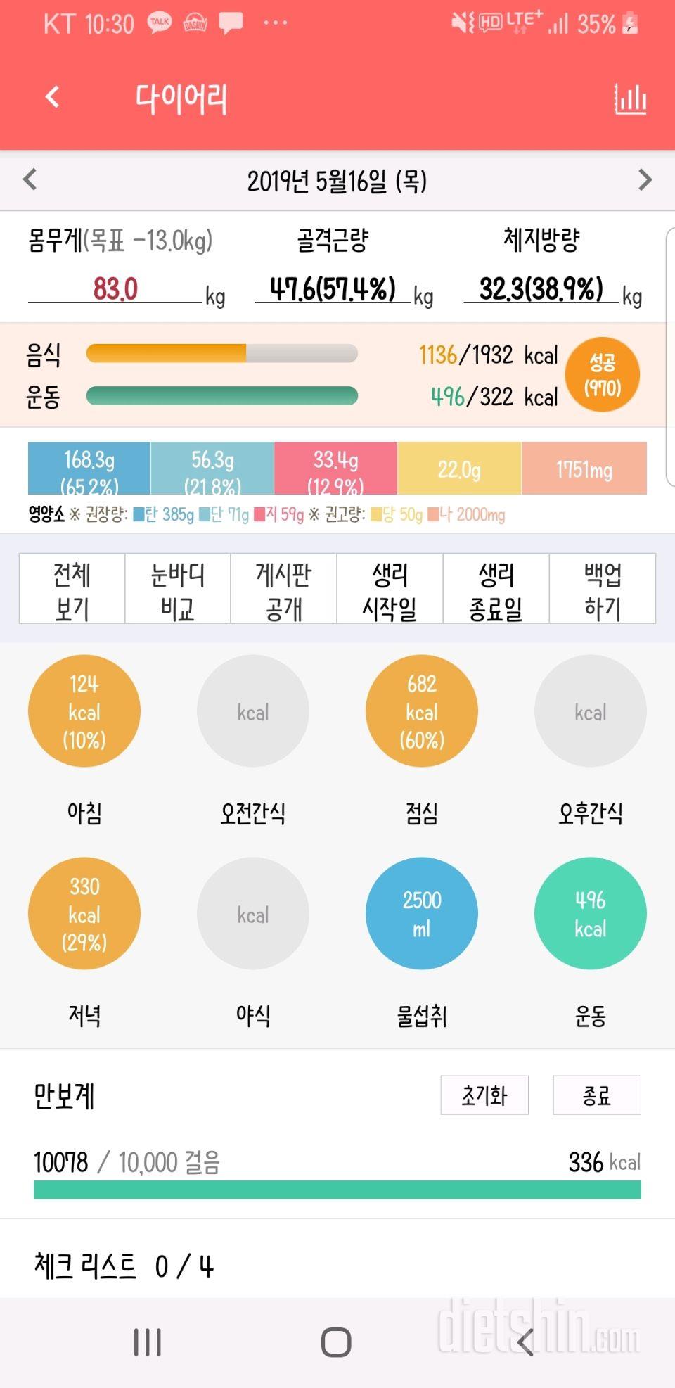 30일 야식끊기 1일차 성공!