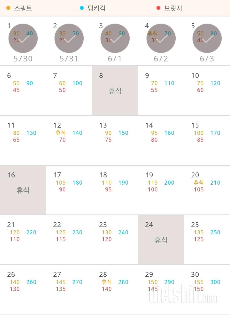 30일 애플힙 515일차 성공!