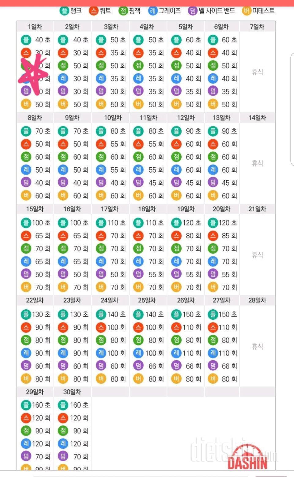 [다신14기 운동미션]1일차