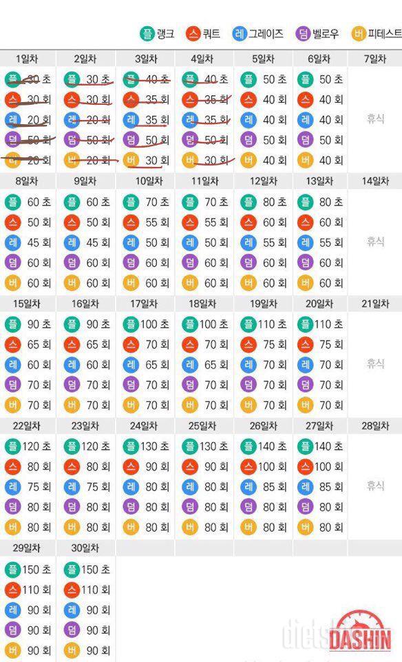 [다신14기 운동미션]  4일