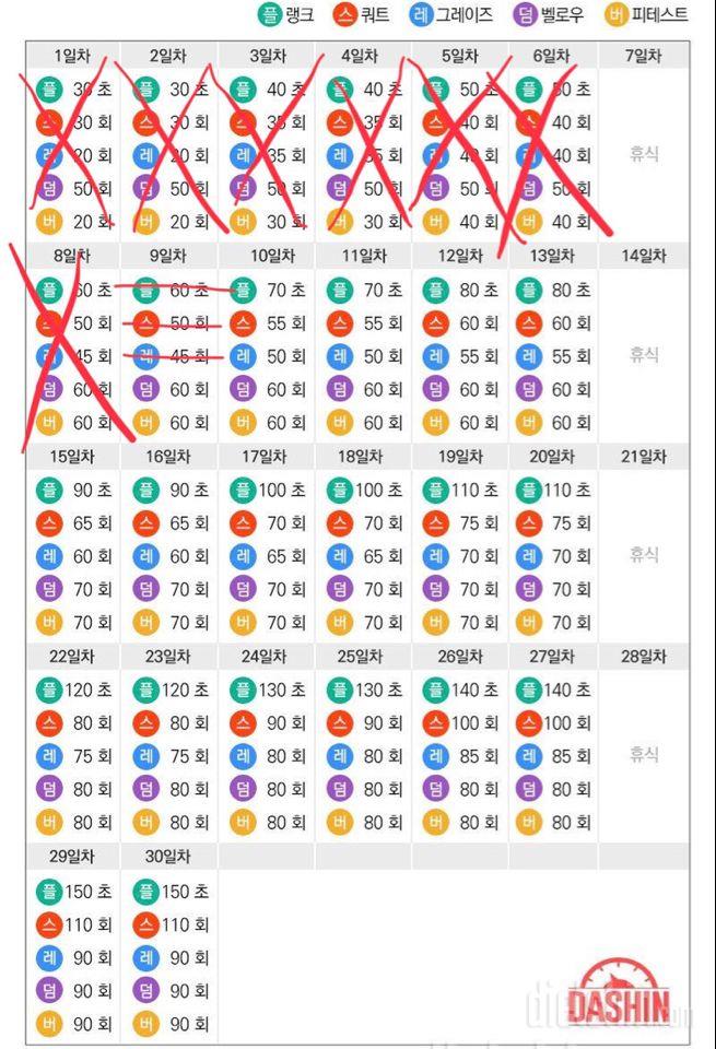 [다신 14기 운동미션] 9일차