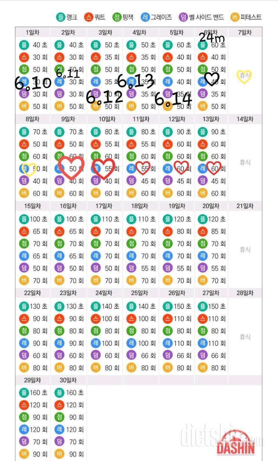 (다신14기운동미션) 13일차