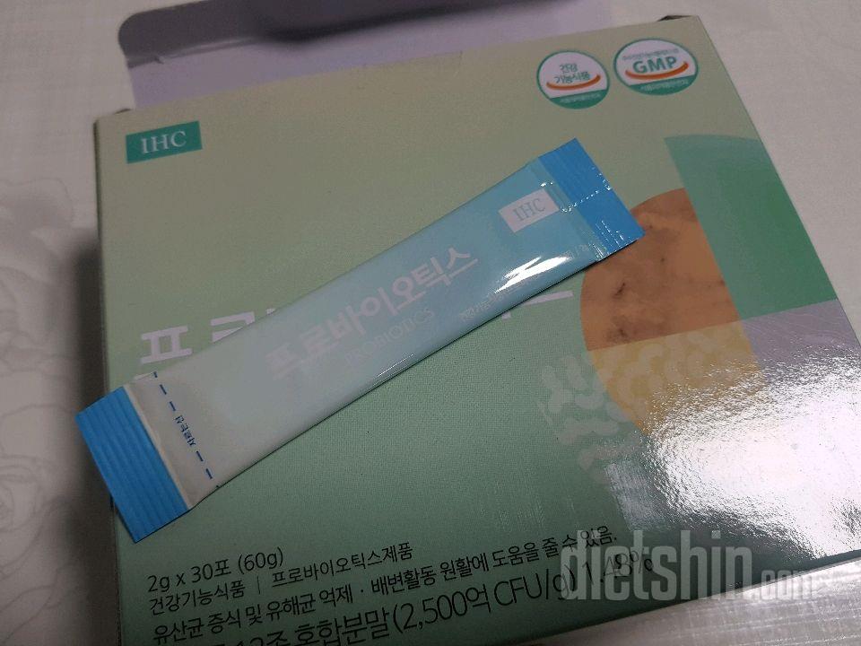 IHC 프로바이로틱스 요거트맛이라 부담없네요:)