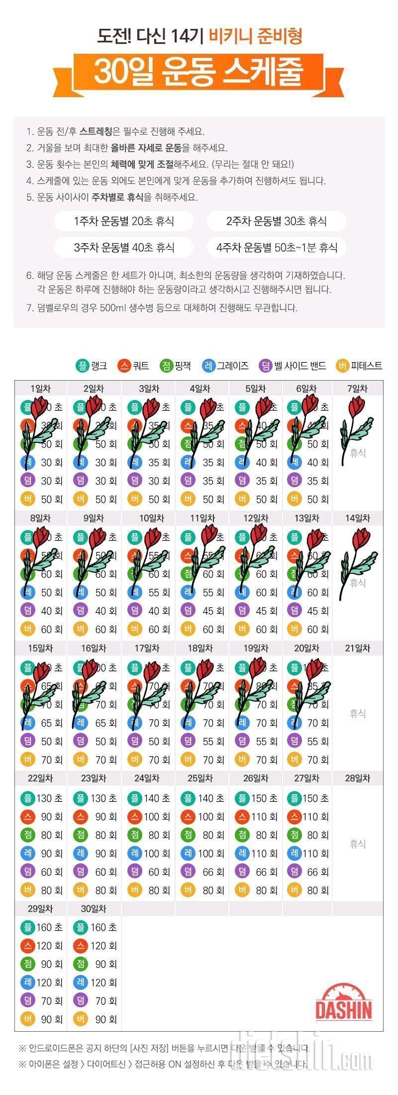 [다신 14기 운동미션] 20일차