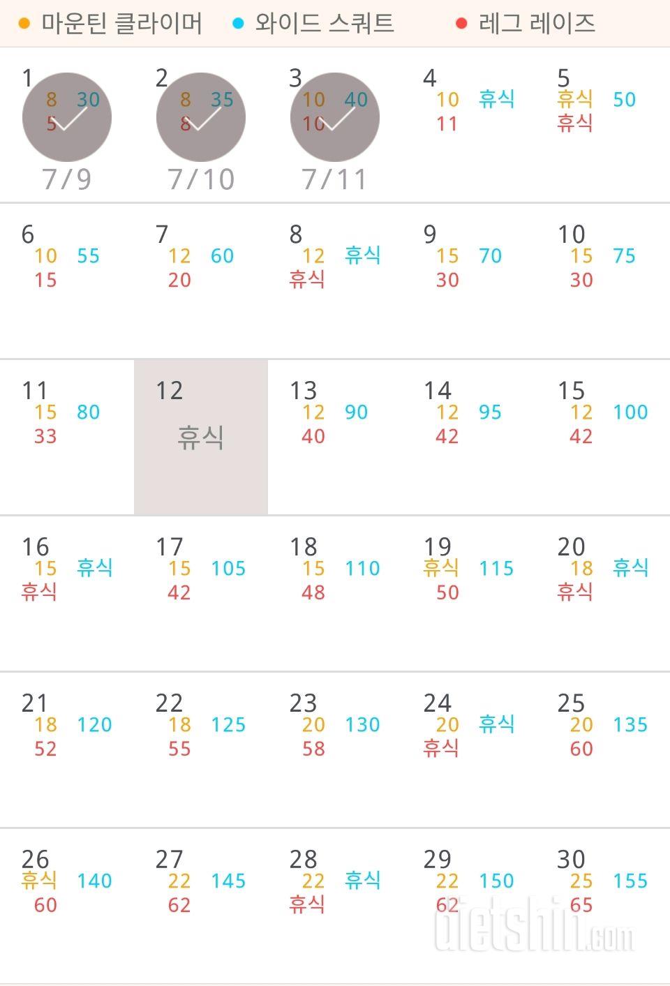 30일 체지방 줄이기 153일차 성공!