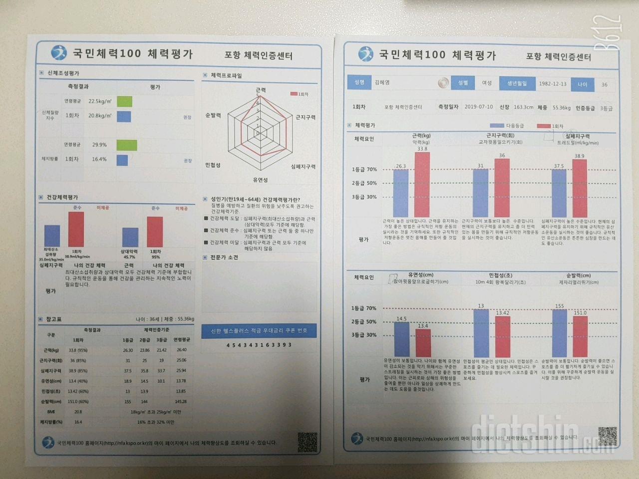 체력인증결과 및 ab슬라이드 질문(쏘마님)