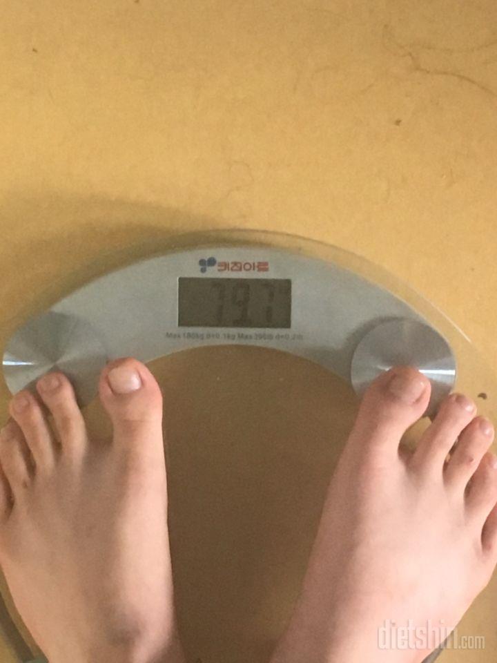4.17~7.17 (92kg>>> 79.7kg)