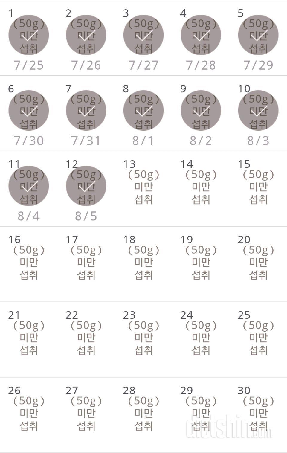 30일 당줄이기 42일차 성공!