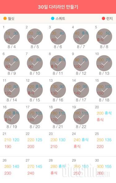 30일 다리라인 만들기 19일차 성공!