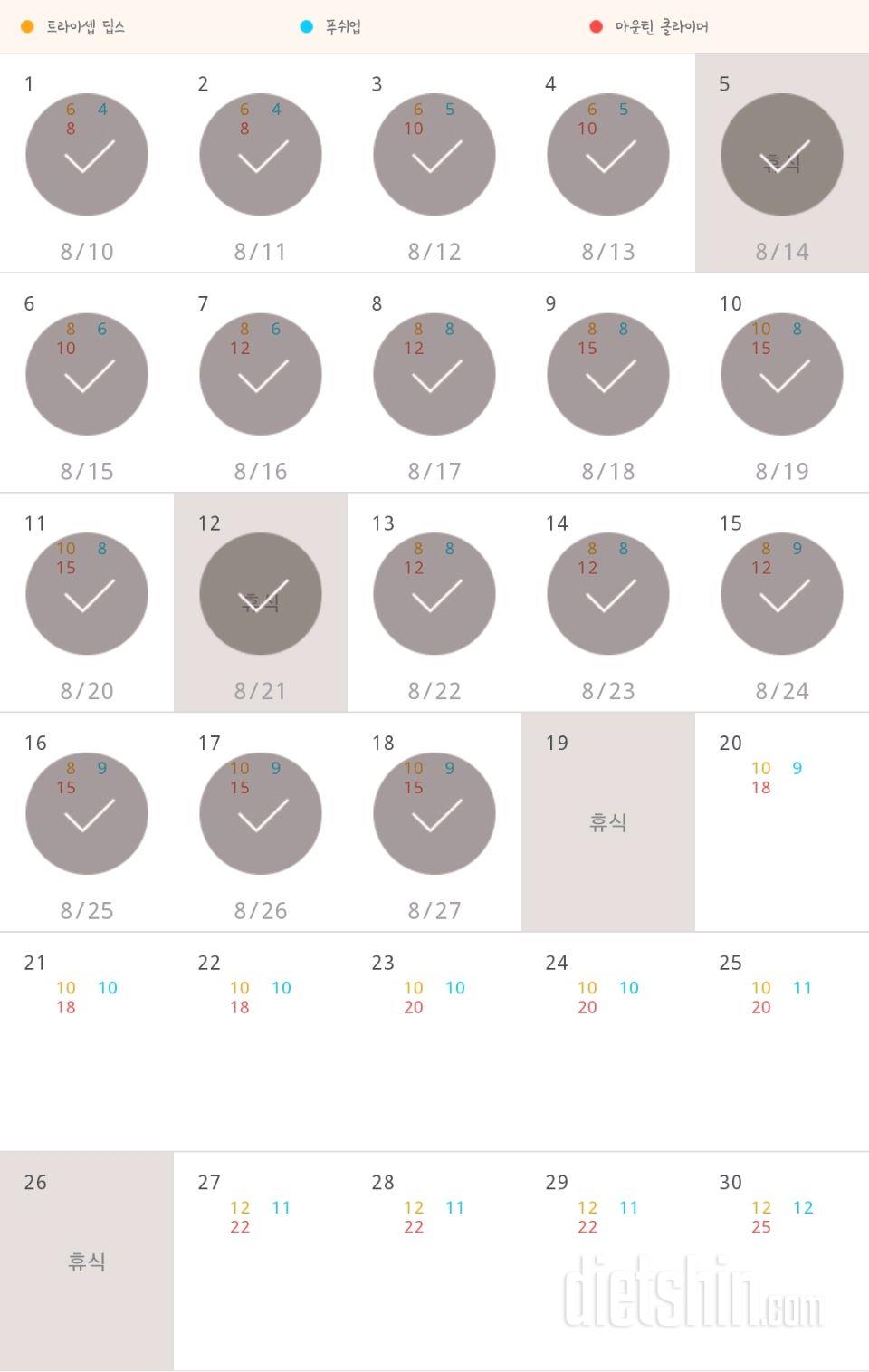 30일 슬림한 팔 378일차 성공!