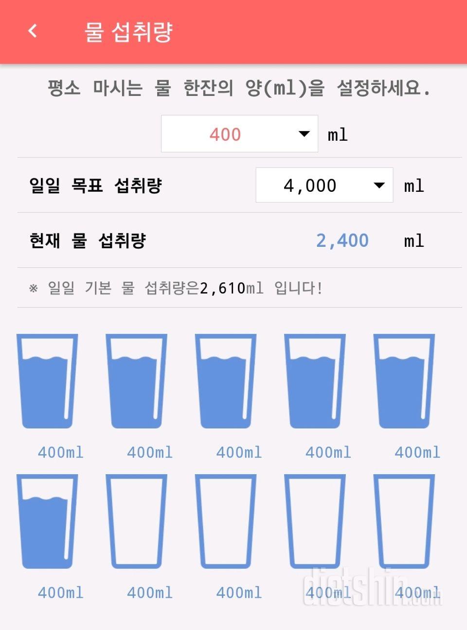 30일 하루 2L 물마시기 21일차 성공!