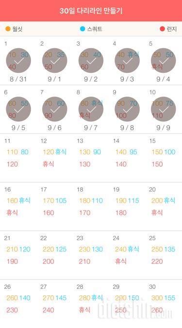 30일 다리라인 만들기 10일차 성공!