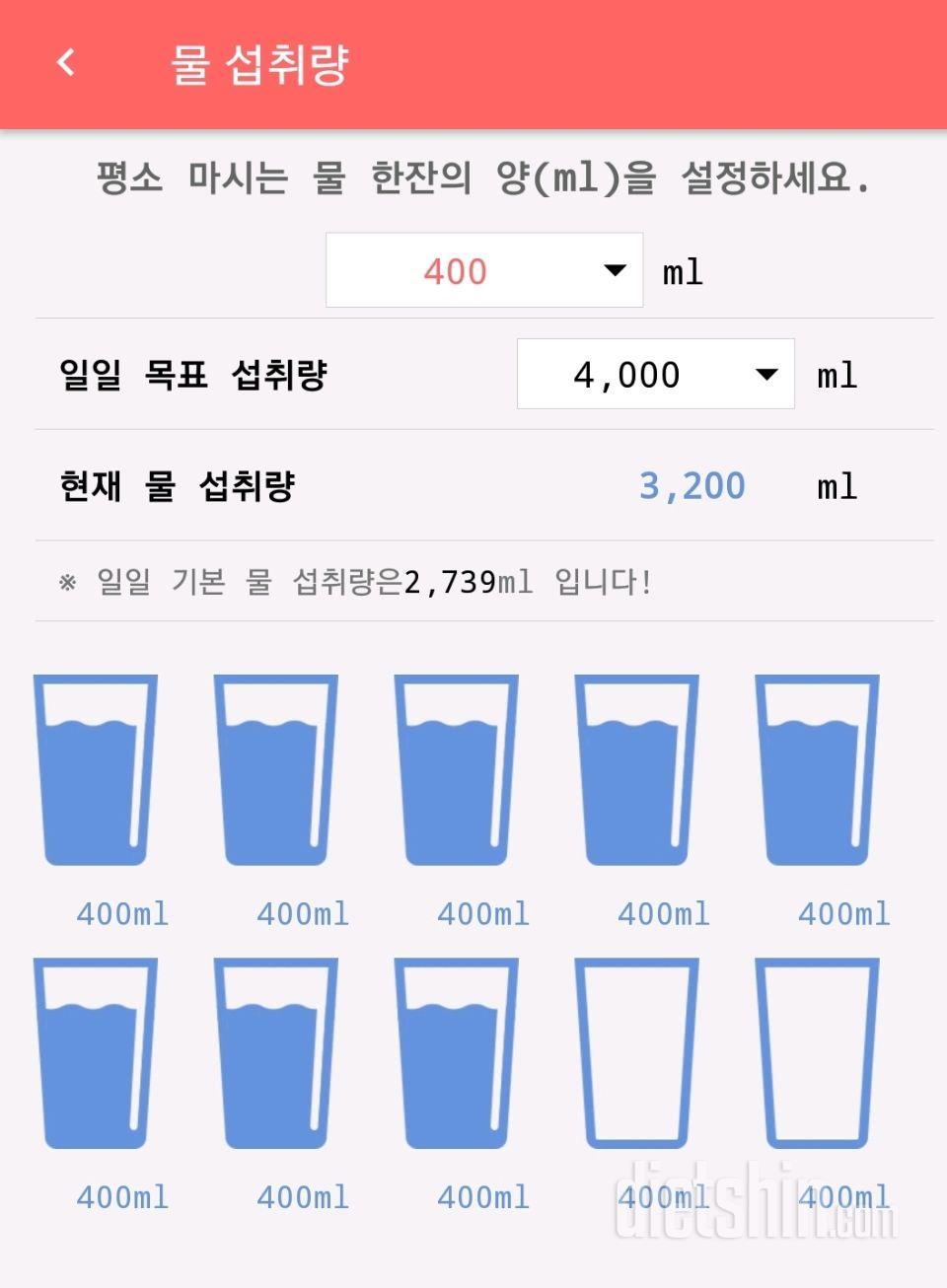 30일 하루 2L 물마시기 41일차 성공!