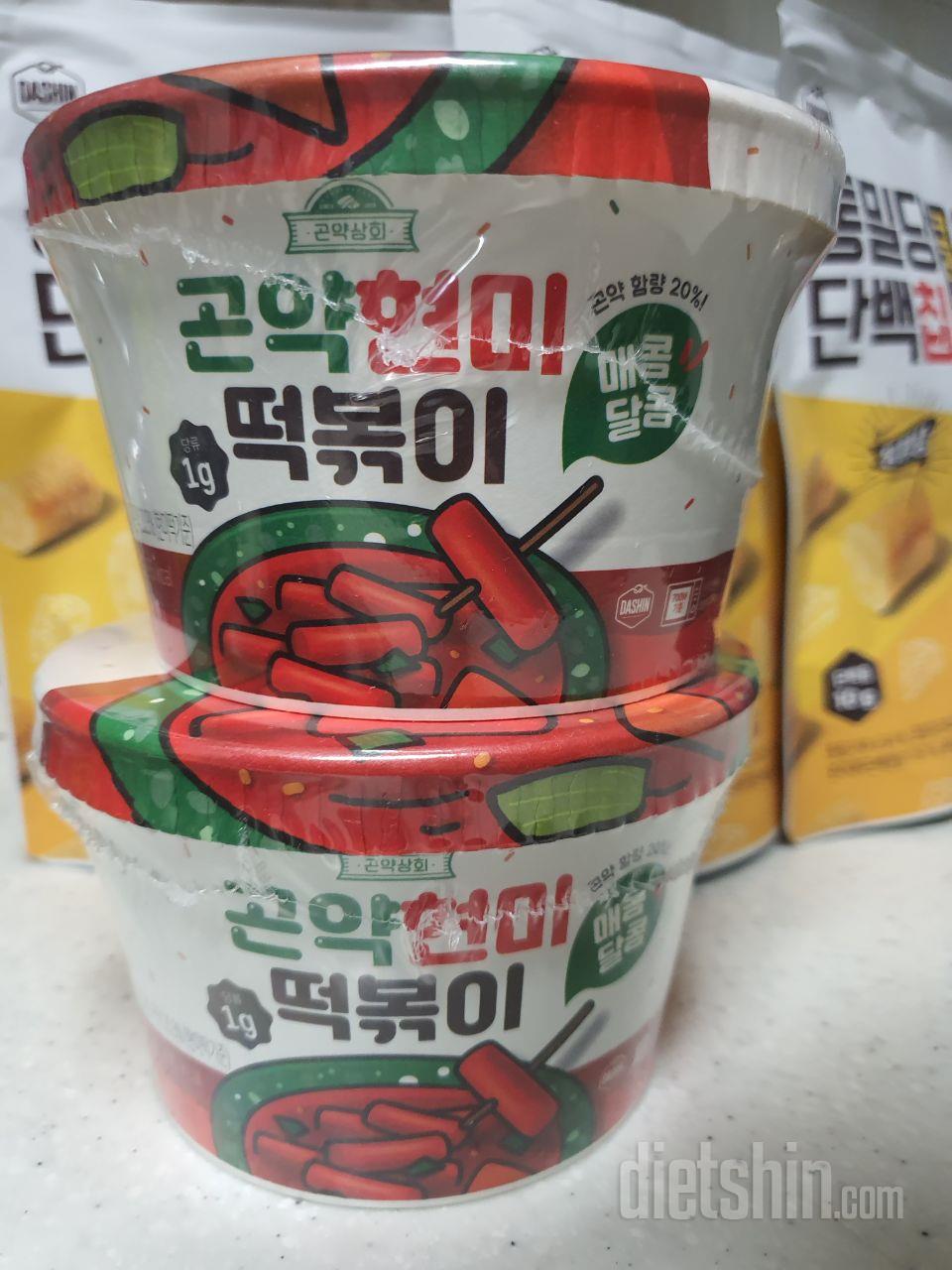 재구매에요
첨엔 현미곤약떡 식감이