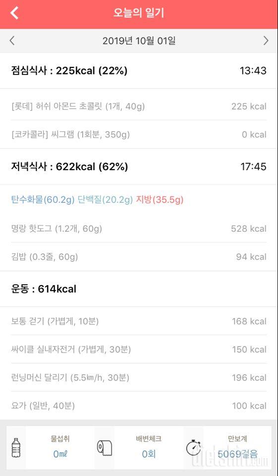 30일 야식끊기 69일차 성공!