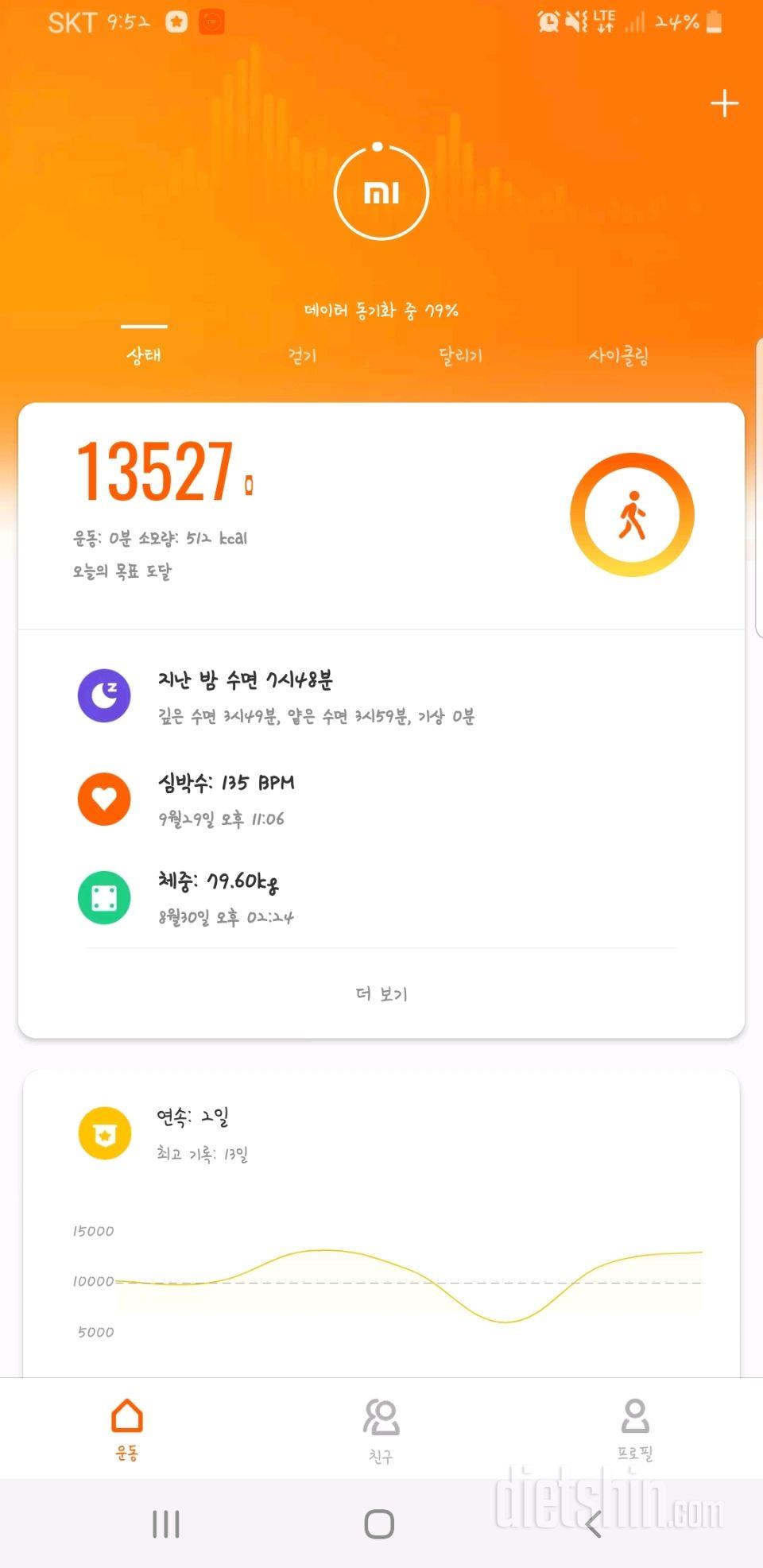 30일 만보 걷기 33일차 성공!