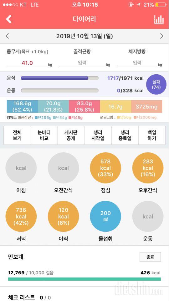 10월 13일 민지니