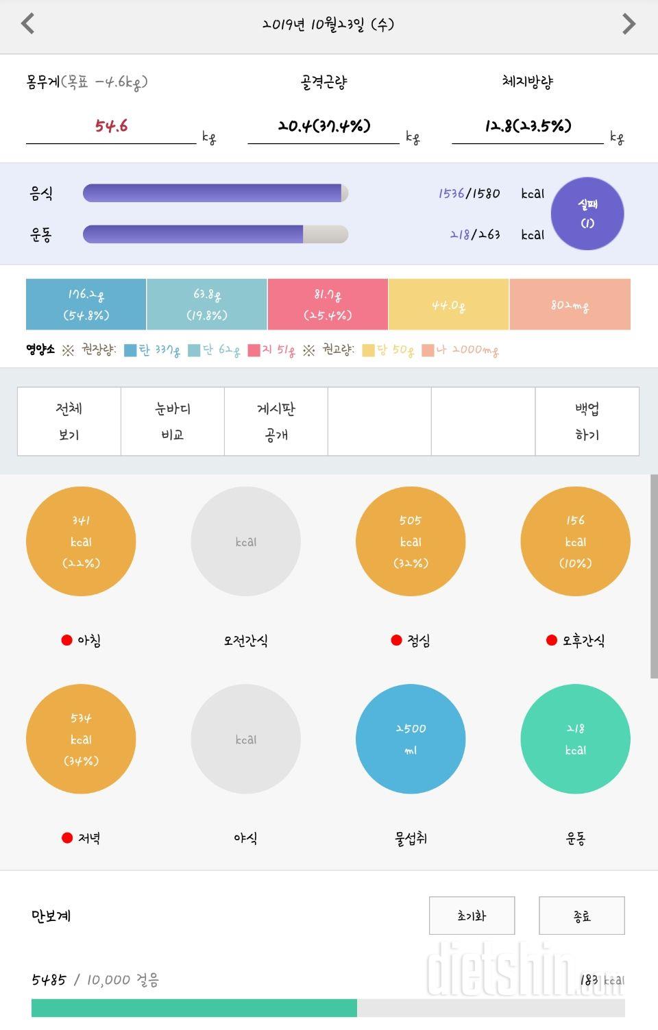 30일 당줄이기 4일차 성공!