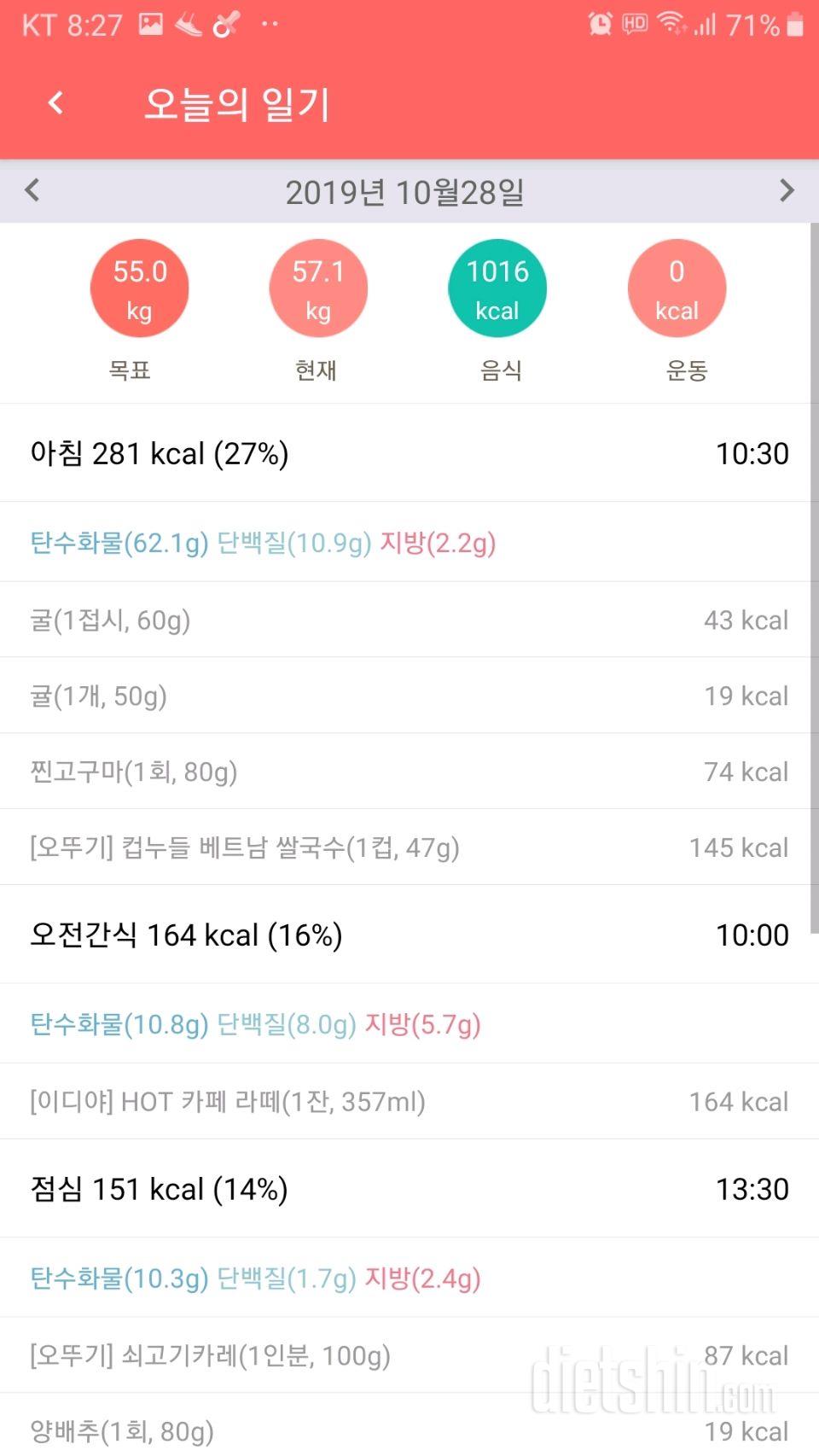 30일 밀가루 끊기 15일차 성공!