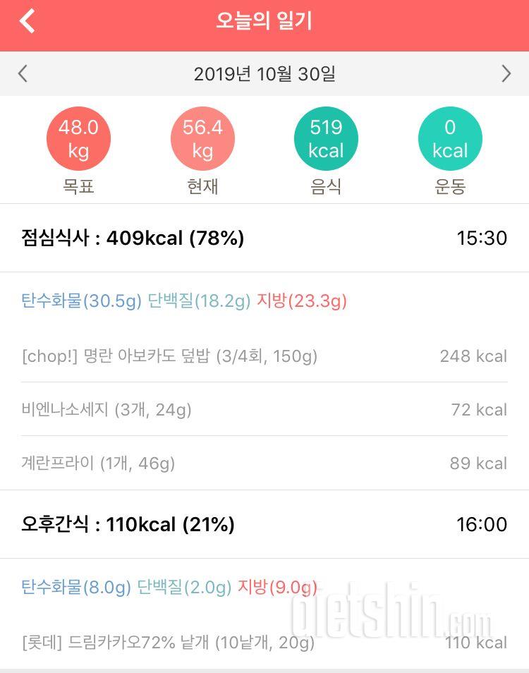 30일 야식끊기 77일차 성공!