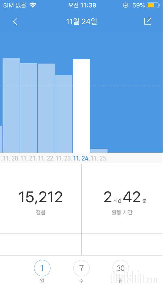 30일 만보 걷기 12일차 성공!