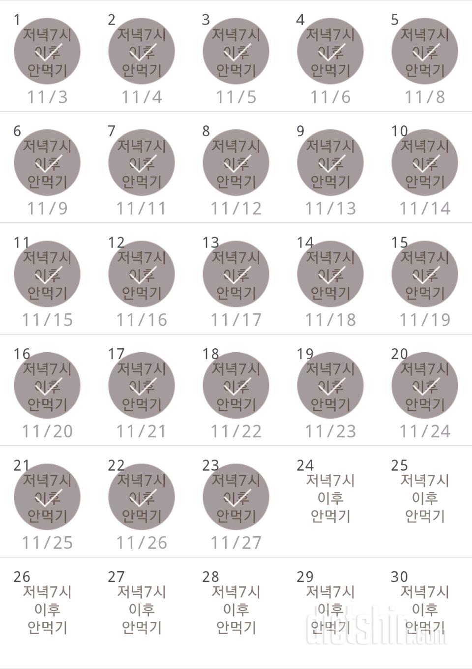 30일 야식끊기 83일차 성공!