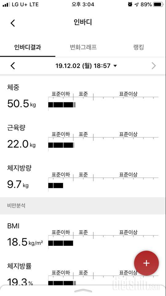 2주만에 인바디