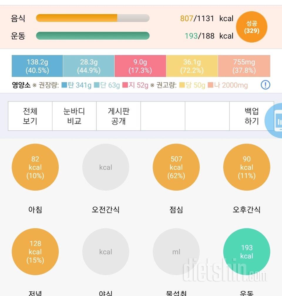 30일 야식끊기 19일차 성공!