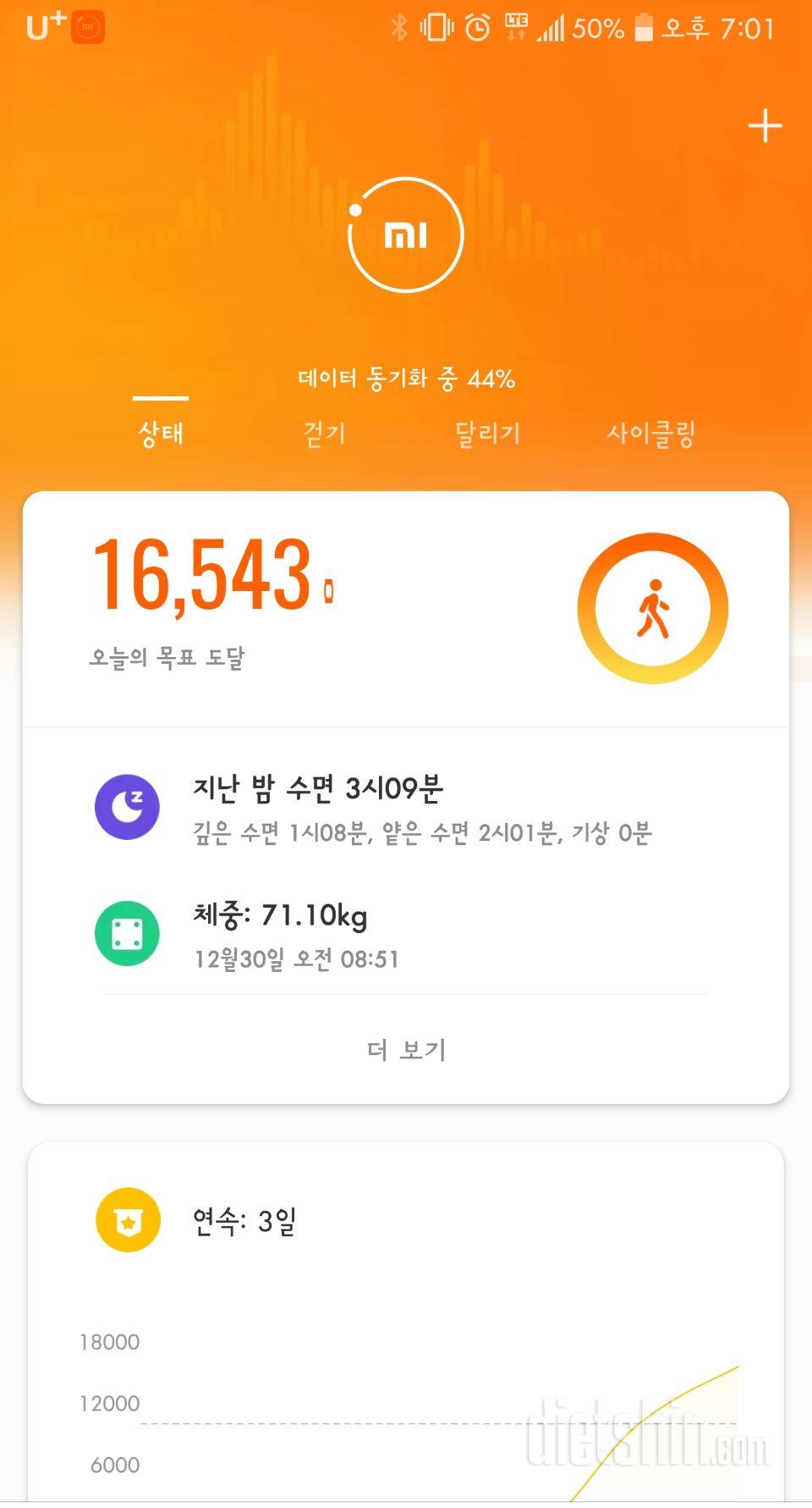 30일 만보 걷기 14일차 성공!