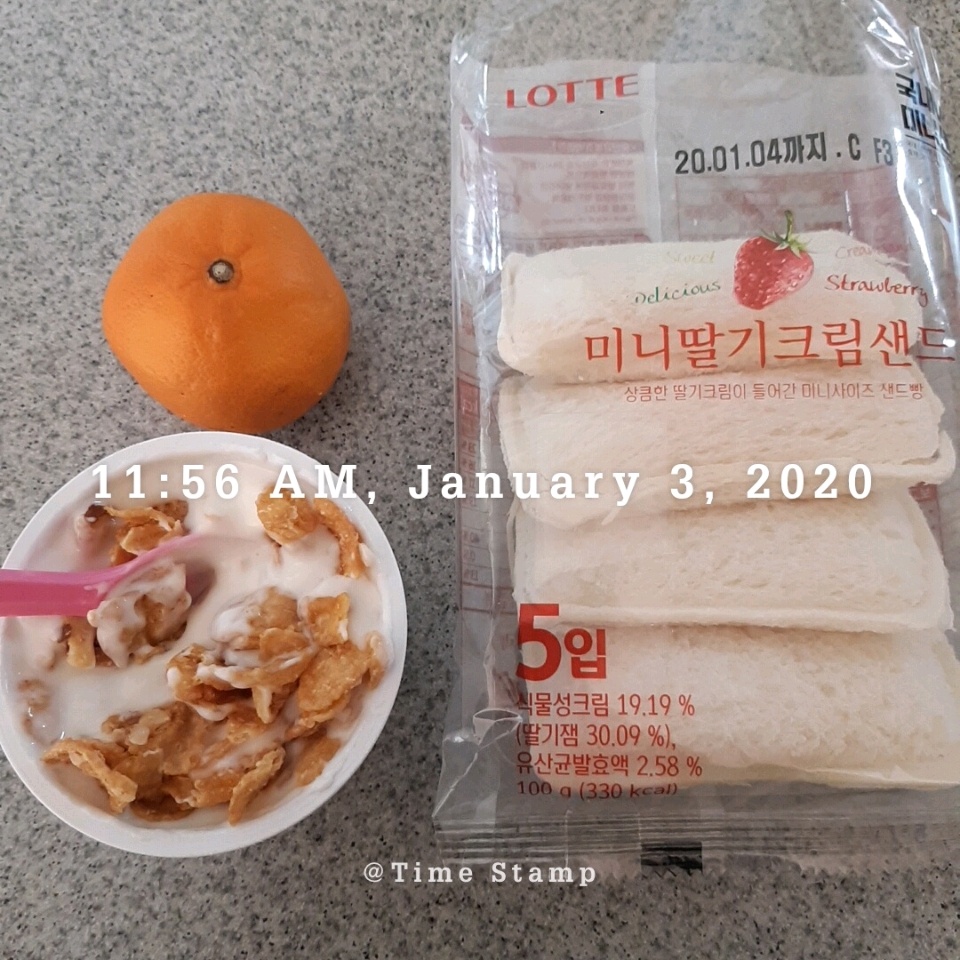 01월 03일( 점심식사 281kcal)