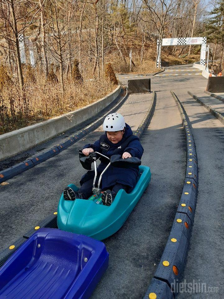 증평에 루지타고 왔어요