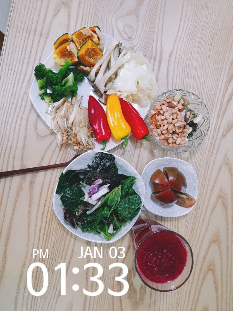 01월 03일( 점심식사 1017kcal)