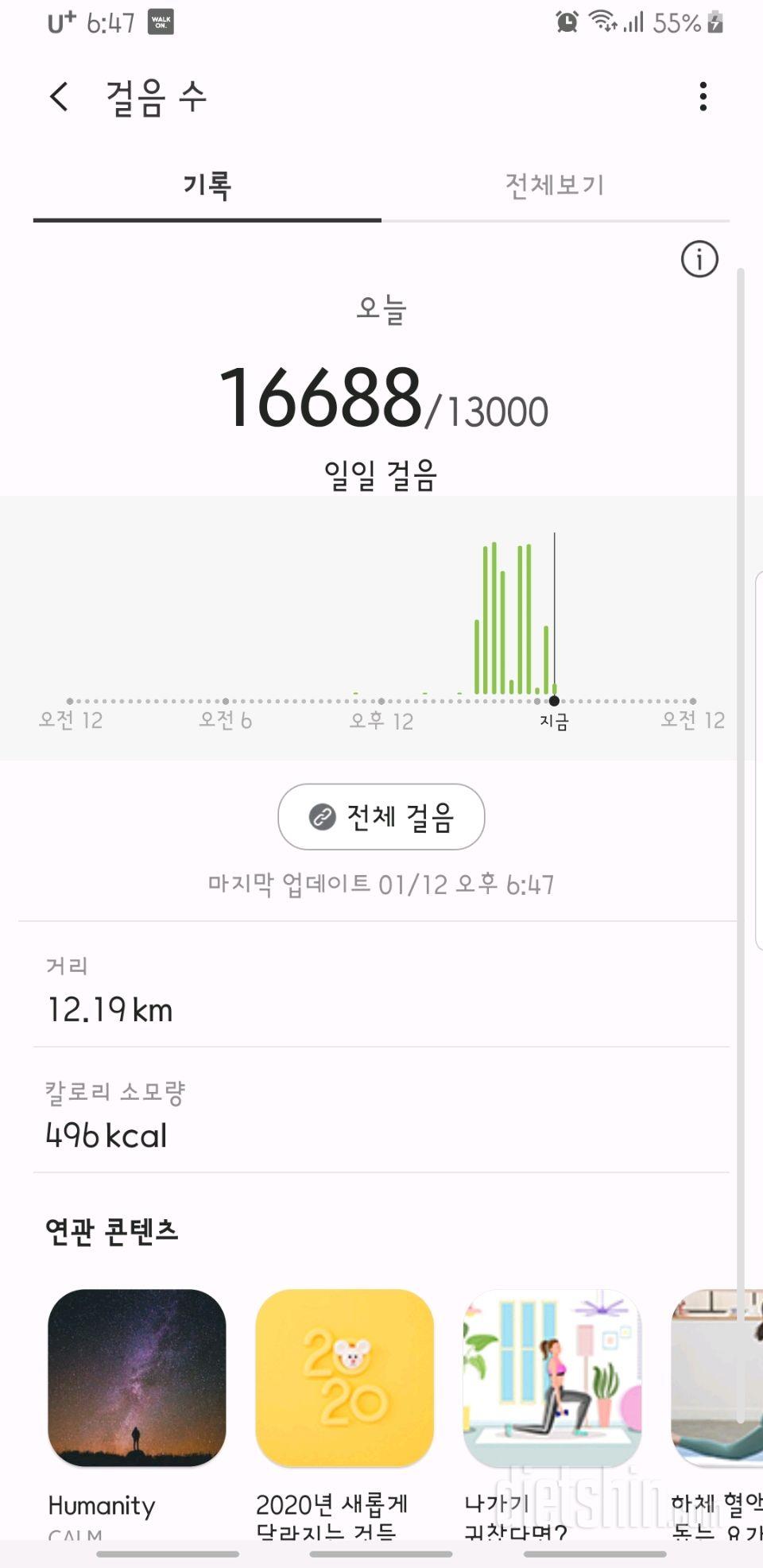 30일 만보 걷기 30일차 성공!