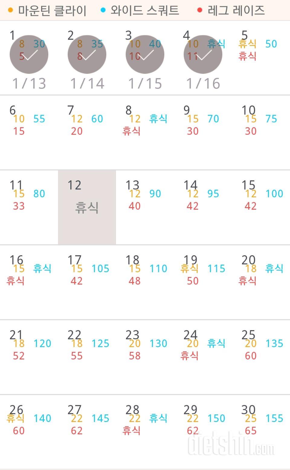 30일 체지방 줄이기 94일차 성공!