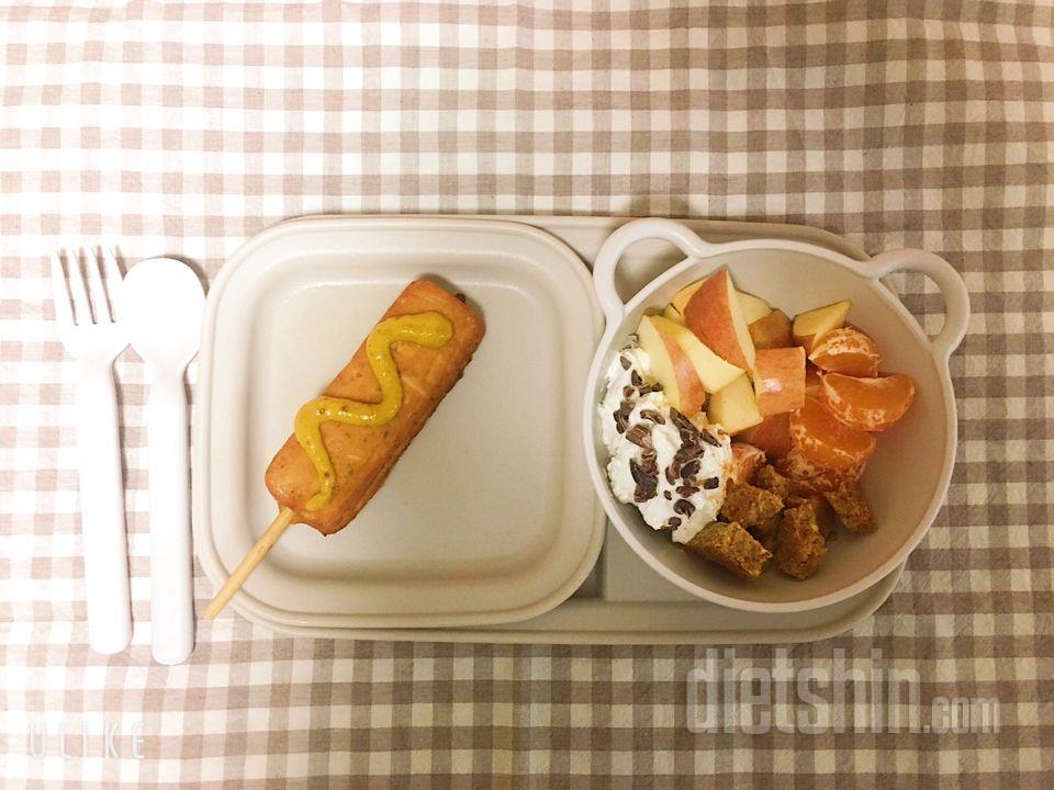 바쁜 아침 요거트와 함께
단백질 충전