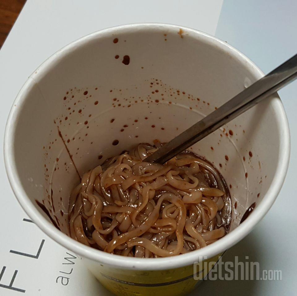 짜장 곤약면 먹을만 해요