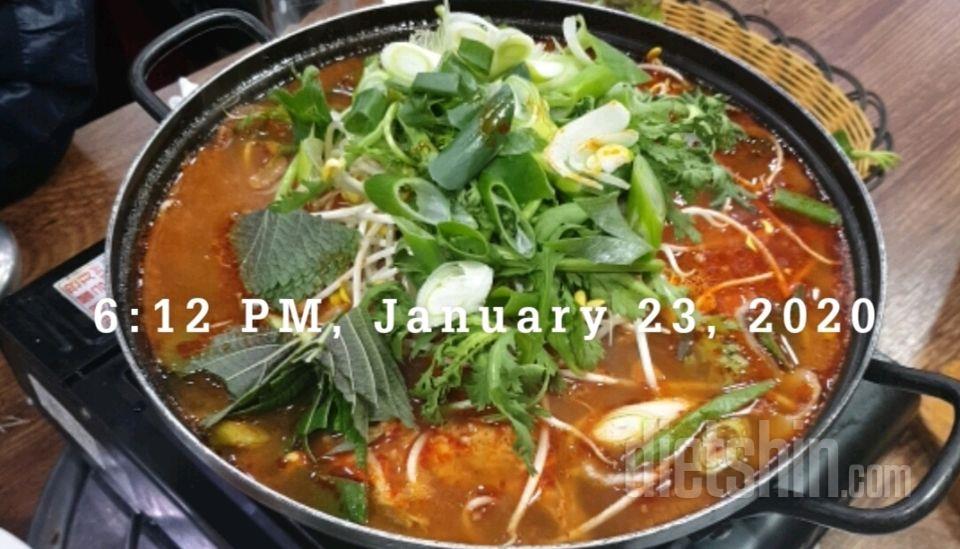 1/23(목)하루식단~.