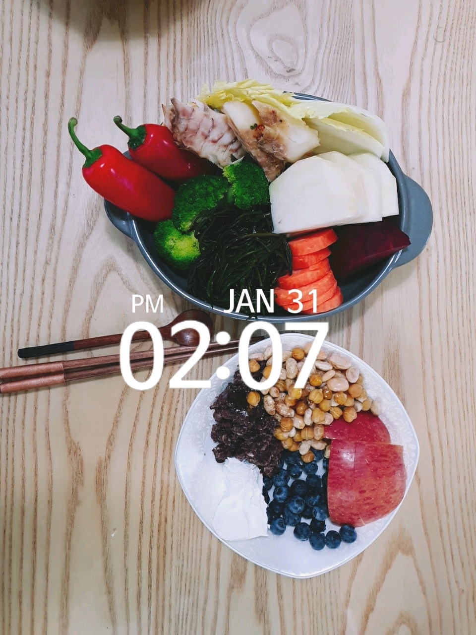 01월 31일( 점심식사 678kcal)